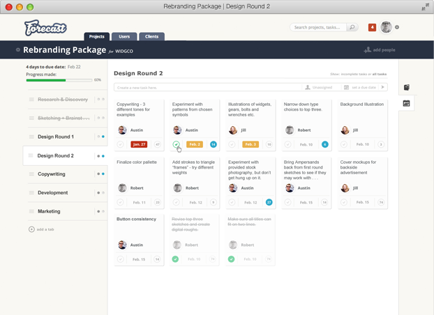 Slide-taskboard