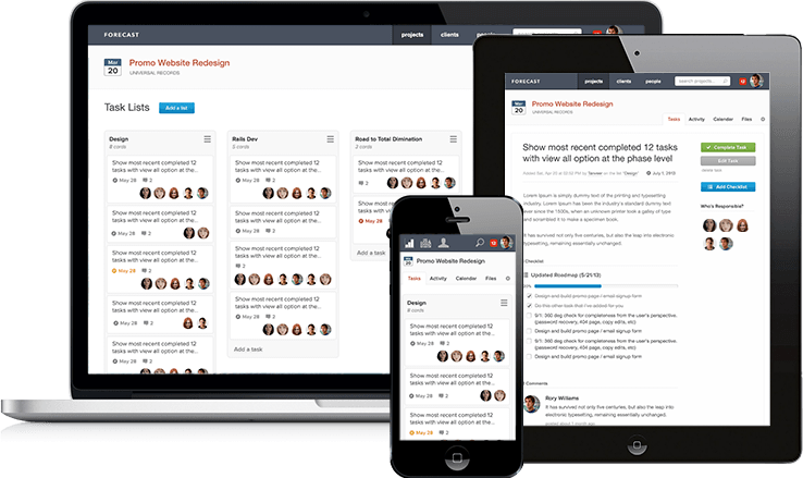 Forecast Project Management Coming soon. Main Image